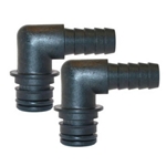 Jabsco 30651-1000 Quad Port 1/2" Elbow Barb | Blackburn Marine Plumbing Fittings